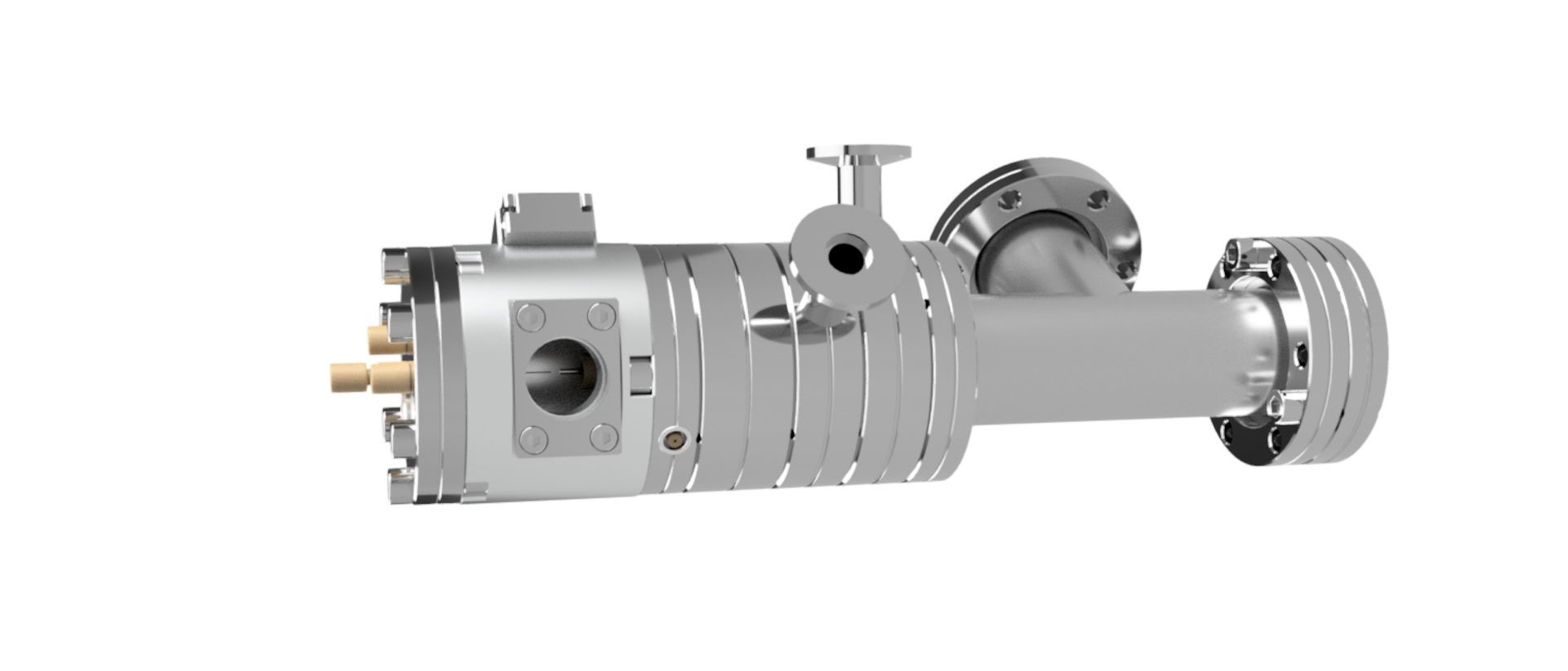 Render of EnviroCell fitted to the UHV4 source.