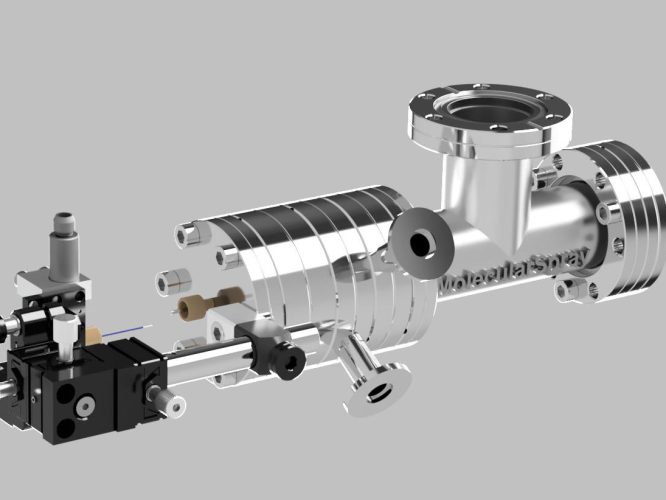 UHV4i ultra-high vacuum compatible electrospray deposition