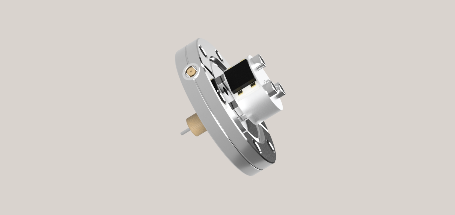 Render of the heated inlet module HIU